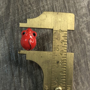 Alternative view of Crystal AB Mouse Button, 4 Buttons, 13mm Czech Glass Button