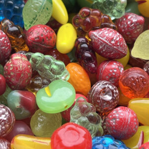 Alternative view of Czech Glass Fruit Bead Mix 25pcs.