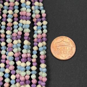 Alternative view of 5 Color Luster - 3mm Bicone Bead - 45 Beads