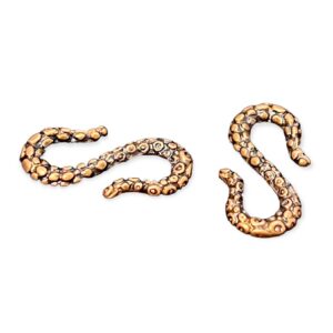 Alternative view of Antique Copper Whimsy Hook - Octopus - 21mm x 12mm - 2 Pieces