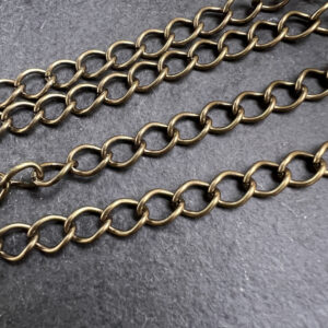 Alternative view of Brass Oval Chain, 7mm x 6mm