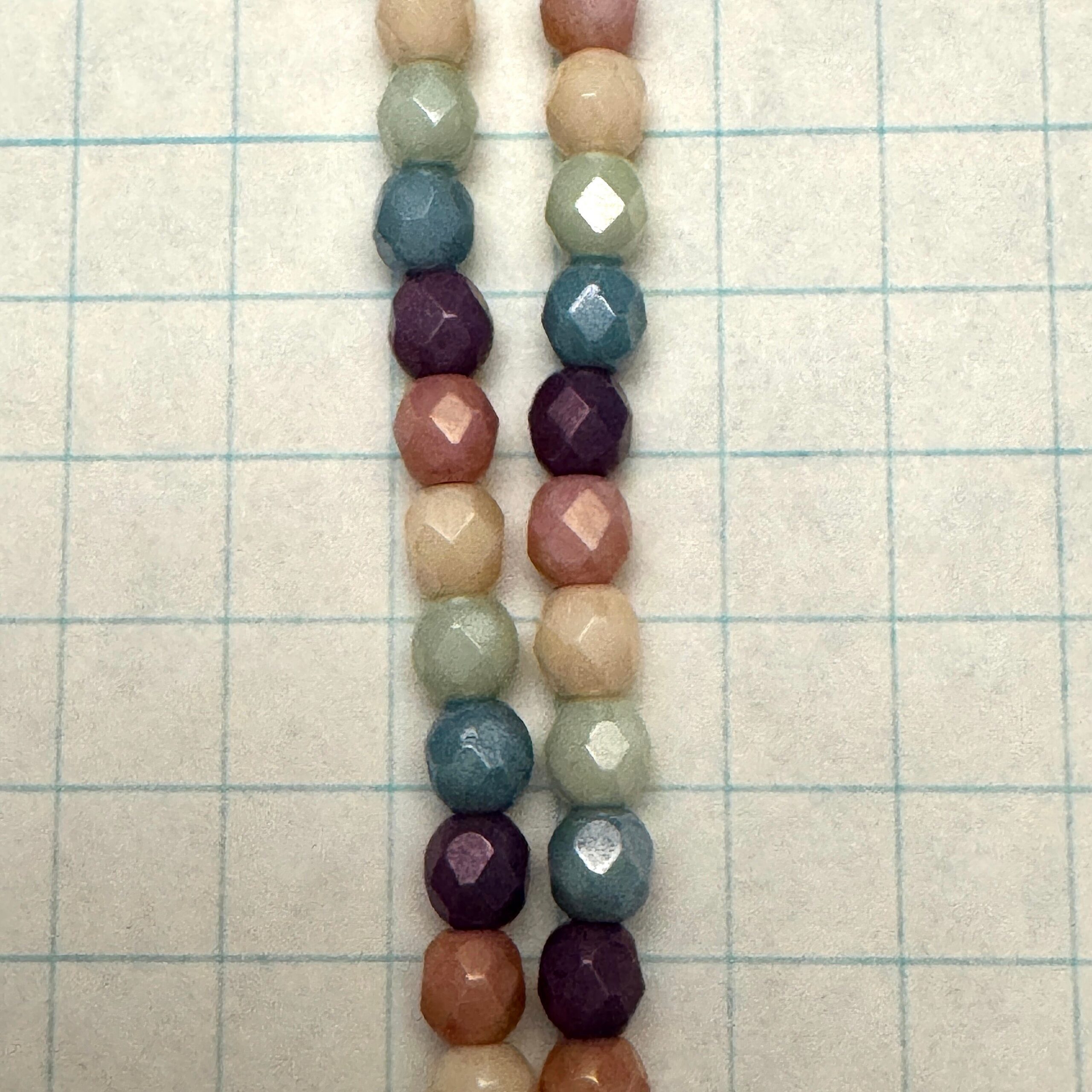 5 Color Luster 4mm Fire Polish - Image 3