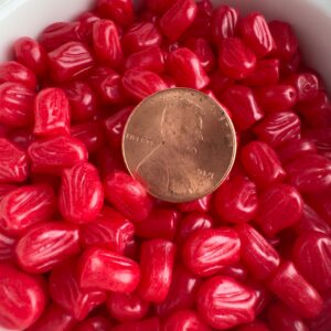 Red Mini Tulip Czech Glass Beads, 20 Beads, 9mm x 7mm - Image 3