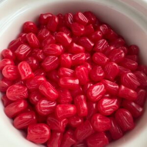 Red Mini Tulip Czech Glass Beads, 20 Beads, 9mm x 7mm