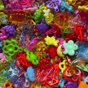 Alternative view of Acrylic Charm Mix 100 grams Kawaii Mix Charms