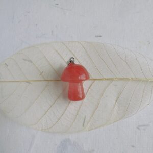Gemstone Mushroom Pendant 15mm x 20mm 1 Piece - Image 4
