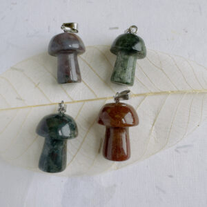 Gemstone Mushroom Pendant 15mm x 20mm 1 Piece - Image 8