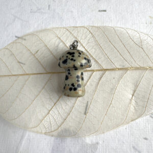 Gemstone Mushroom Pendant 15mm x 20mm 1 Piece - Image 3